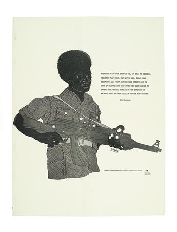 (BLACK PANTHERS.) [EMORY DOUGLAS]. Wherever Death May Surprise Us * Mother and Child.